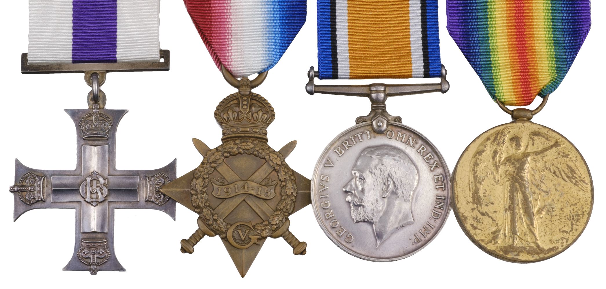 WWI Military Cross medal group to Lieutenant G.W. Thompson