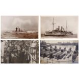 Submarine Postcards. An album of 285 submarine postcards, WWI to 1930s