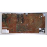 Hurricane R4181. Aircraft fabric recovered from Hurricane R4181