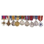 Miniature dress medals attributed to Brigadier K.F. Dunsterville, D.S.O., Royal Artillery