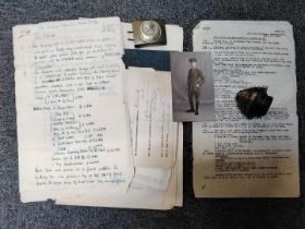 WWI Mesopotamia. A small archive relating to Lieutenant E.V.B. Batterick