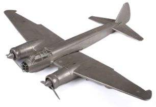 Luftwaffe Model. A WWII period scratch built model of a German Ju 88