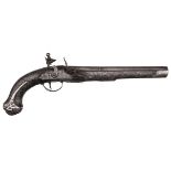 Pistol. A showy flintlock pistol by Beckwith, London, circa 1800