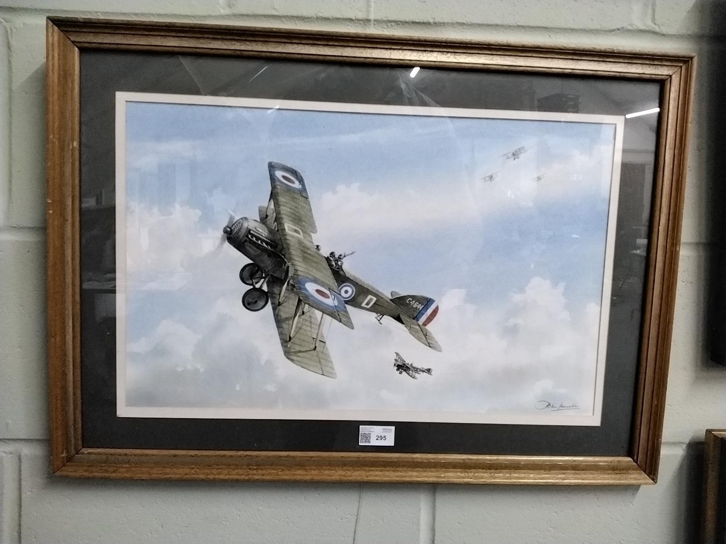 Howell (John, 1936 -). Bristol Fighter 1917/18, watercolour on paper