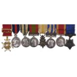 Miniature dress medals attributed to Colonel R.C.G. Mayne, C.B., A.D.C., Indian Army