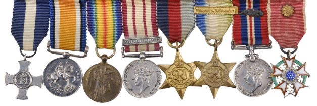 Miniature dress medals attributed to Captain J.W. Josselyn, D.S.C., Royal Navy