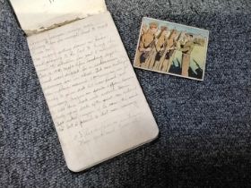 WWI Pocket Diary. A manuscript diary kept by an American infantryman