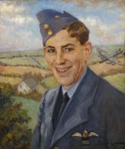 A Poignant WWII D.F.M. medal to Flight Sergeant Michael de Beauchamp Collenette
