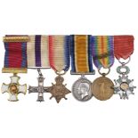 Miniature dress medals attributed to Lieutenant-Colonel G.E. Hawes, Royal Fusiliers