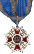 Romania, Order of the Crown, 1st type, Civil Division, Commander's neck badge