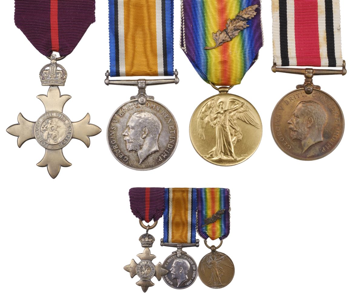 WWI group to Captain A.E. Jury, O.B.E., M.I.D., Royal Army Medical Corp