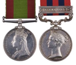 Pair: Colonel A.D. Parsons, 2nd Madras Lancers, late South Devon Militia