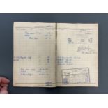 Log Book. WWII log book - Captain C.E. Williamson-Jones, DFC, 209 Flying Boat Squadron