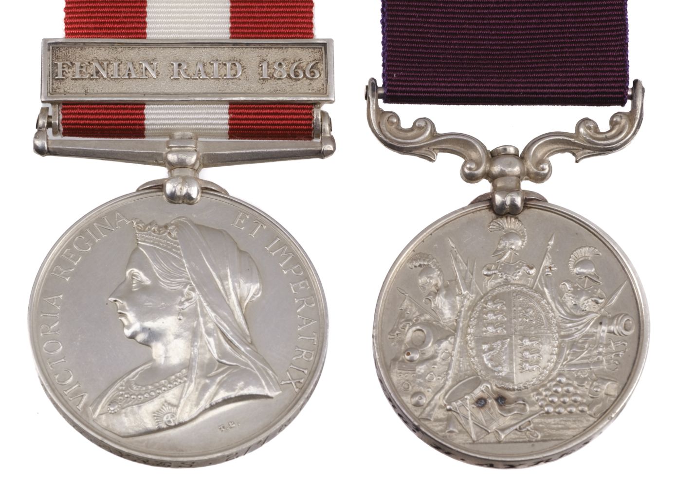 Pair: Colour Sergeant H. Ayres, Royal Fusiliers, Canada