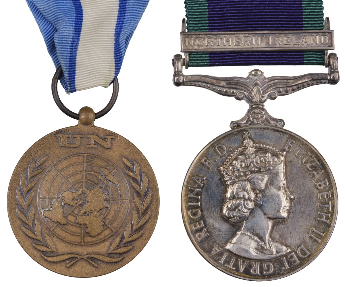 General Service Medal 1962-2007, 1 clasp, Northern Ireland - Image 2 of 2