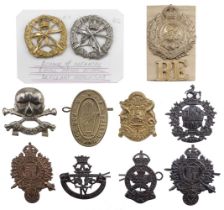 Cap Badges. A collection of military cap badges