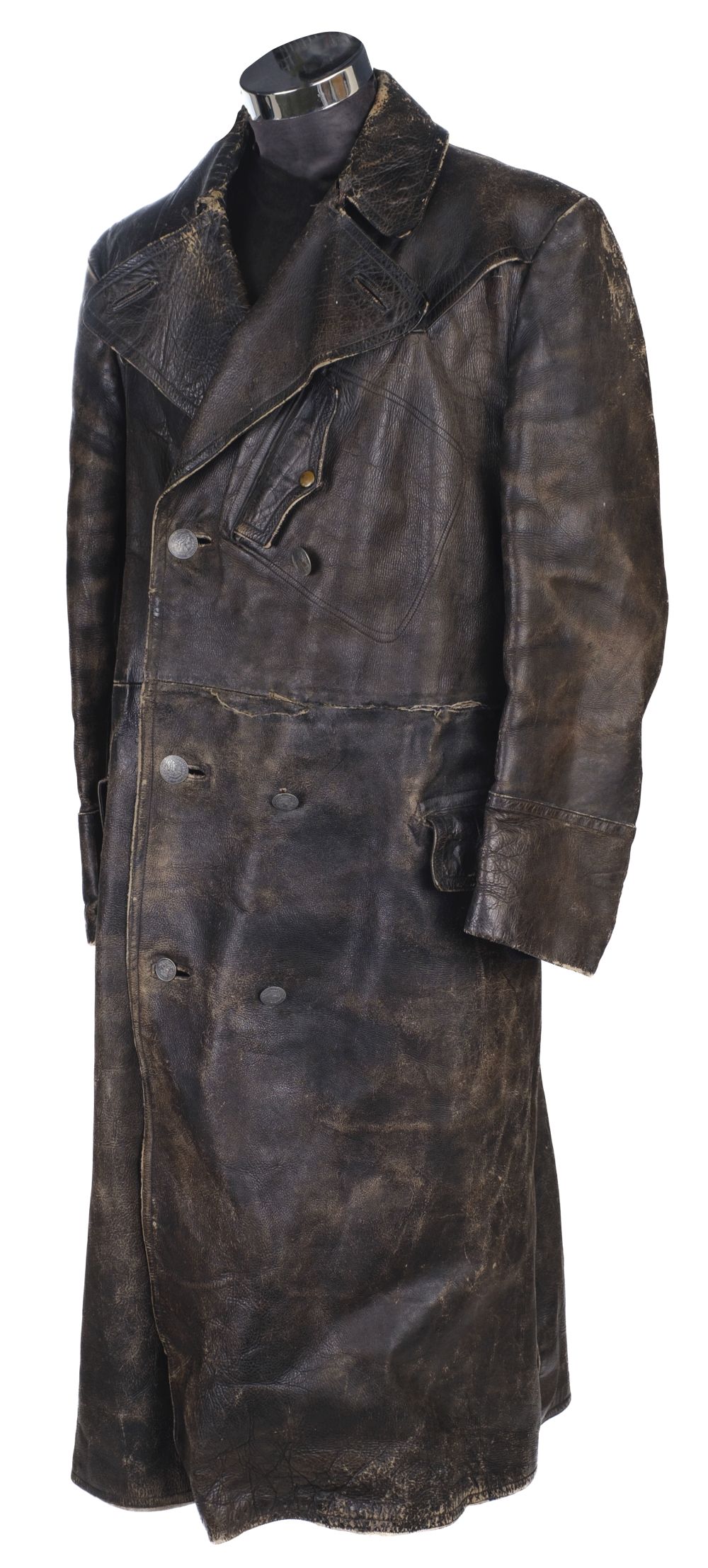 Flying Jacket. German black leather flying jacket, early 20th century