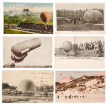 Aviation. A large collection of ephemera relating to ballooning, airships and kites