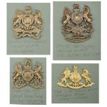 Helmet Plates. Victorian Royal Engineers brass helmet plate