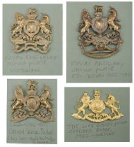 Helmet Plates. Victorian Royal Engineers brass helmet plate