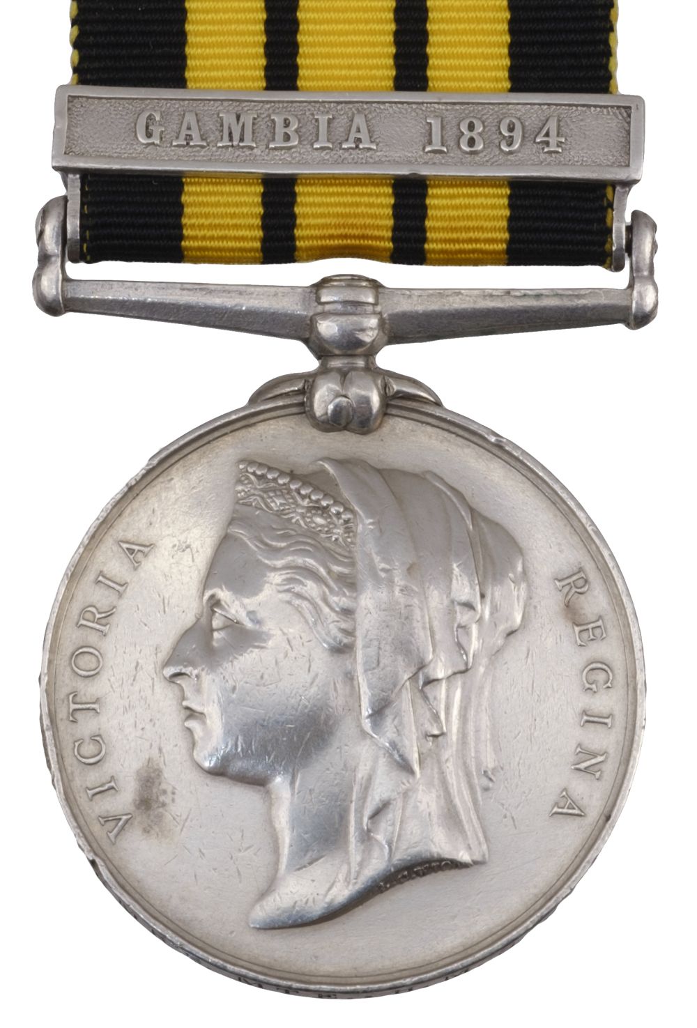 East and West Africa Medal 1887-1900, 1 clasp (E.T. Howe, Armr's Mte., H.M.S. Satellite
