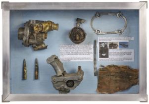 Hurricane P3594. Battle of Britain relics recovered from Hurricane P3594