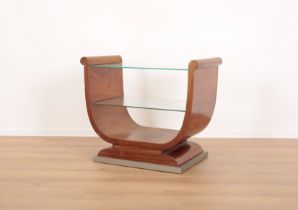 A MID CENTURY TEAK OCCASIONAL TABLE