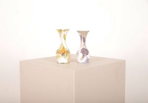 TWO ROZENBURG EGGSHELL PORCELAIN VASES