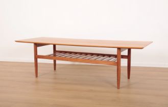 A MID-CENTURY G PLAN TEAK COFFEE TABLE