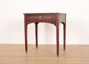 A MAHOGANY SIDE TABLE