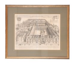 AN ETCHING BY MR A. ROOKER OF ST. JOHNS COLLEGE FROM THE GARDEN