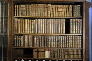 A COLLECTION OF 18TH CENTURY AND LATER LEATHER-BOUND BOOKS