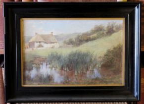 *CATHERINE OULESS (1879-1961) A Dorset Landscape