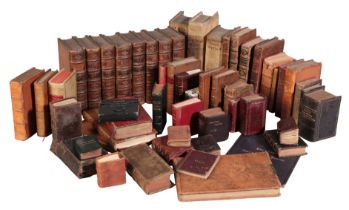 TWO MINIATURE 18TH CENTURY BIBLES