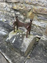 A VICTORIAN BOOT SCRAPER