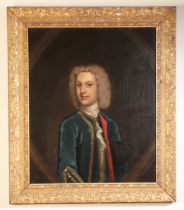 ATTRIBUTED TO THOMAS FRYE (1710-1762) A portrait of a young man