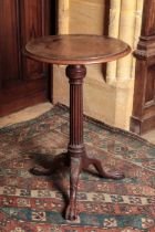 A LATE GEORGE II MAHOGANY TRIPOD TABLE