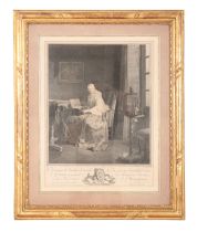 AFTER JEAN-BAPTISTE SIMEON CHARDIN (1699-1779) 'La Ratisseuse'