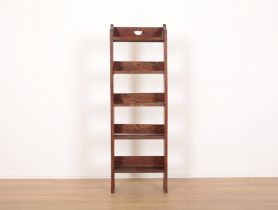 AN ARTS AND CRAFTS OAK BOOKCASE
