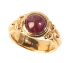 MASSIMO MARIA MELIS: A ROMAN REVIVAL RUBY RING