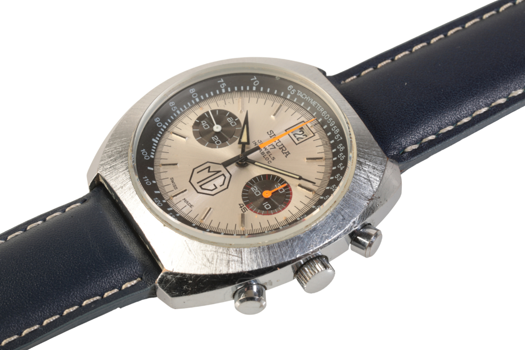 SICURA MG ANNIVERSARY: A GENTLEMAN'S CHRONOGRAPH STAINLESS STEEL WRISTWATCH - Image 2 of 4