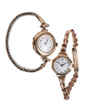 OMEGA: A LADY'S GOLD-PLATED WRISTWATCH