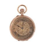 AN ANTIQUE FOB WATCH