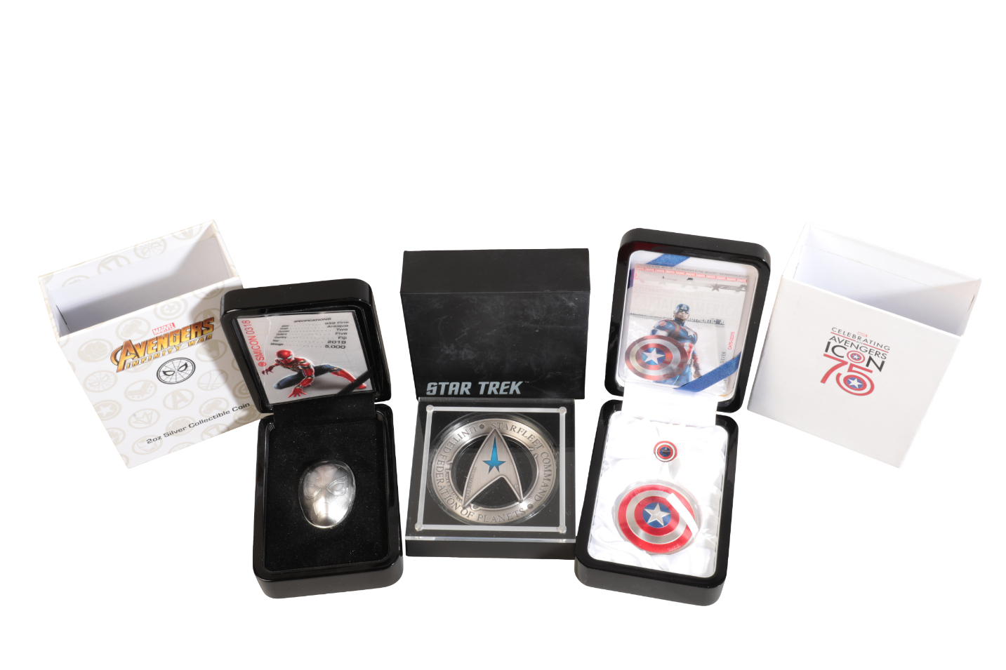 FIJI 2019 "THE MARVEL ADVENTURES INFINITY WAR: SPIDERMAN" $5 SILVER 2OZ COIN