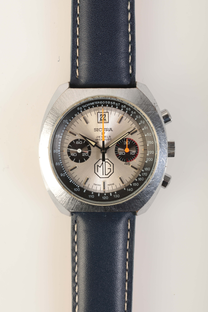 SICURA MG ANNIVERSARY: A GENTLEMAN'S CHRONOGRAPH STAINLESS STEEL WRISTWATCH - Image 4 of 4