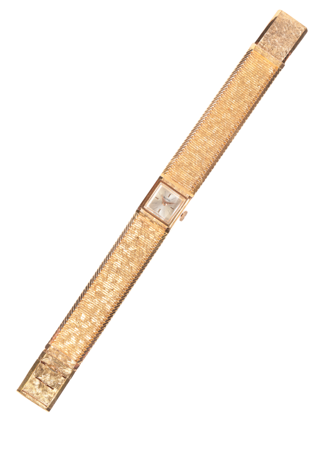 NIVADA: A LADY'S 18CT GOLD BRACELET WATCH - Image 2 of 2