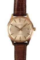 GARRARD: A GENTLEMAN'S 9CT GOLD WRISTWATCH