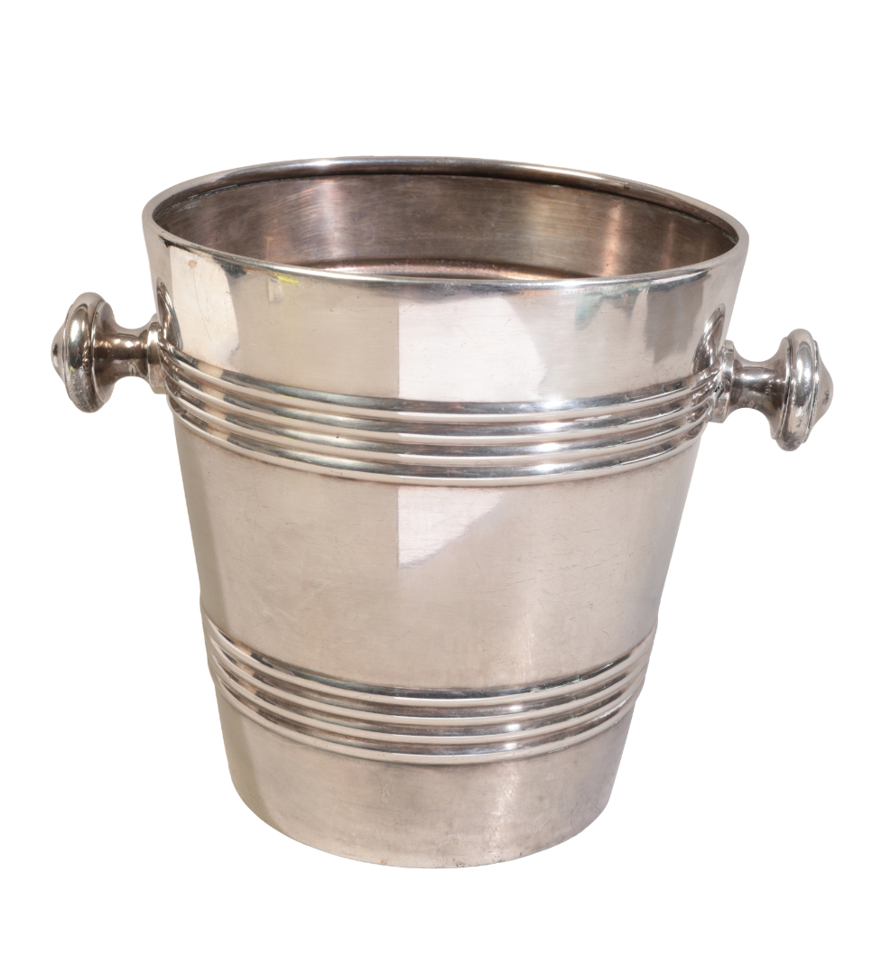 A MAPPIN & WEBB SILVER PLATED CHAMPAGNE BUCKET