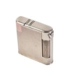 THE CHARLES LIGHTER: A SILVER PLATED PETROL POCKET LIGHTER