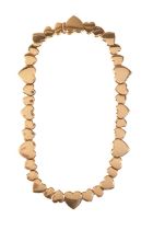 FRED PARIS: A HEART MOTIF NECKLACE